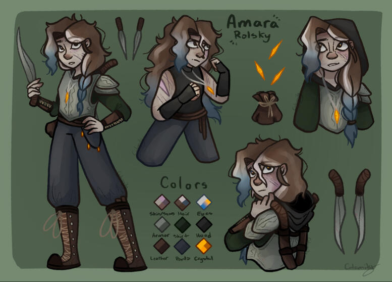 Amara Ref Sheet (Owner: Calamity)